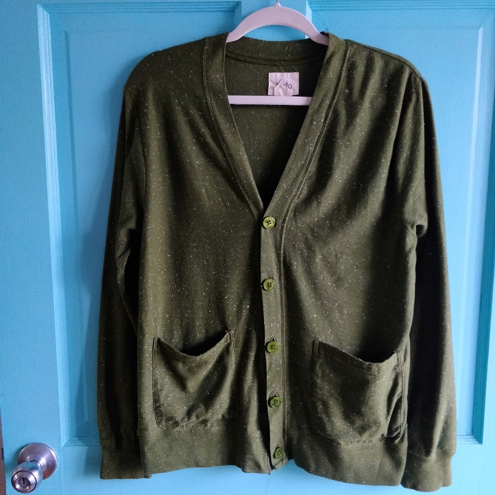 🔥B2G1 Olive Green Cotton Cardigan
